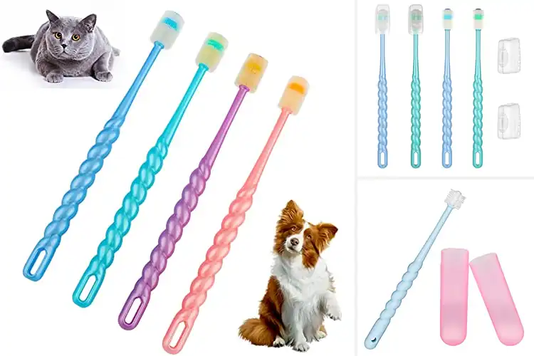 Detailed view of Best 360 Degree Pet Toothbrushes