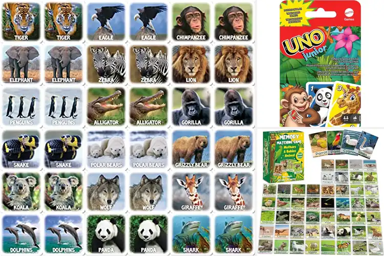 Detailed view of Best Animal themed Matching Games
