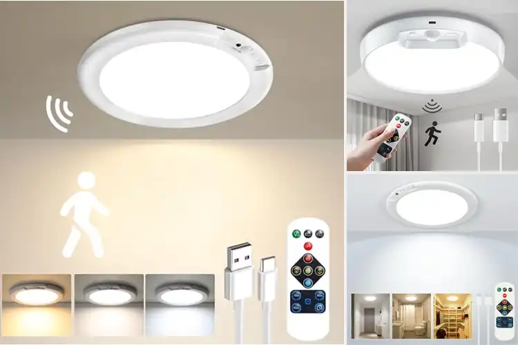 Detailed view of Best Battery-Powered Ceiling Lights