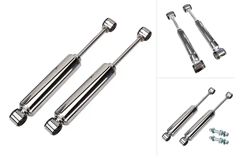 Detailed view of Best Chrome Plated Rod Shocks