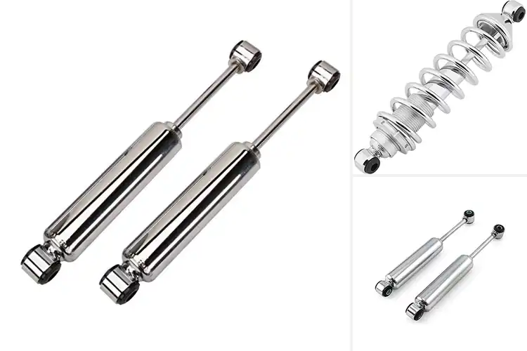 Detailed view of Best Chrome Rod Shocks