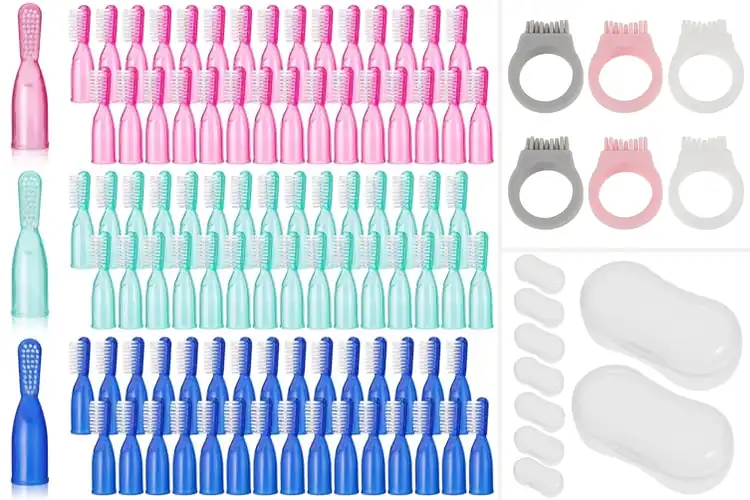 Detailed view of Best Compact Finger Toothbrush For Travel