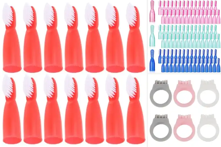 Detailed view of Best Compact Portable Finger Toothbrushes