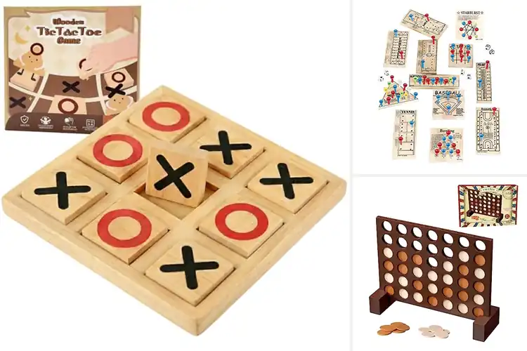 Detailed view of Best Durable Wooden Travel Game for Kids