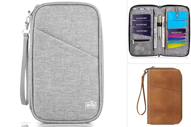 Detailed view of Best Family Passport Wallet Organizer