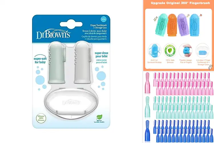 Detailed view of Best Finger Toothbrushes