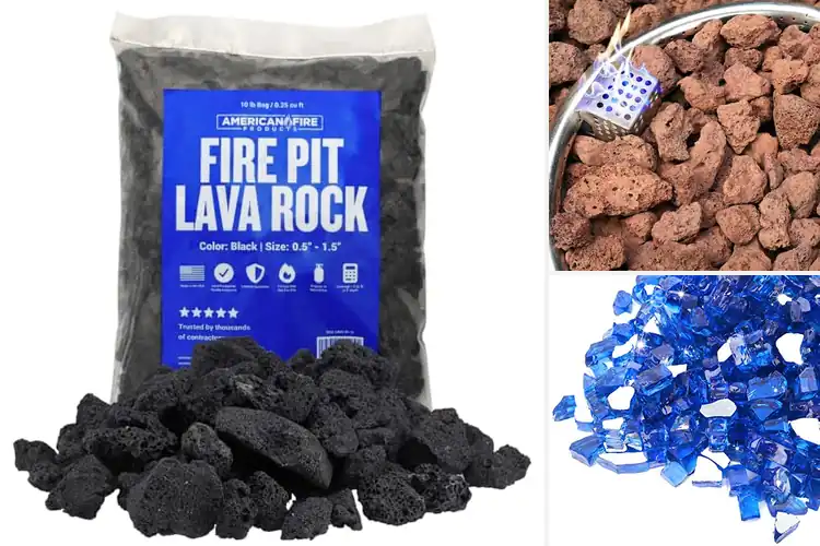 Detailed view of Best Fire Pit Rocks: Top 10 Picks for Warmth & Style