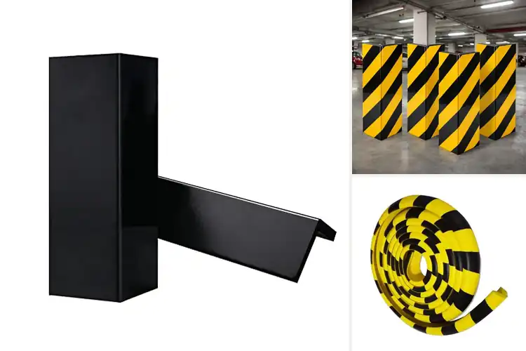 Detailed view of Best Foam Wall Guard Installation
