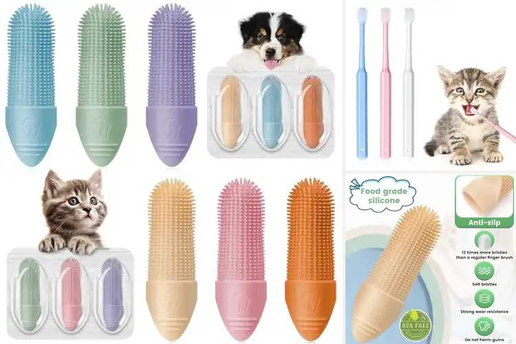 Detailed view of Best Food Grade Silicone Pet Toothbrush