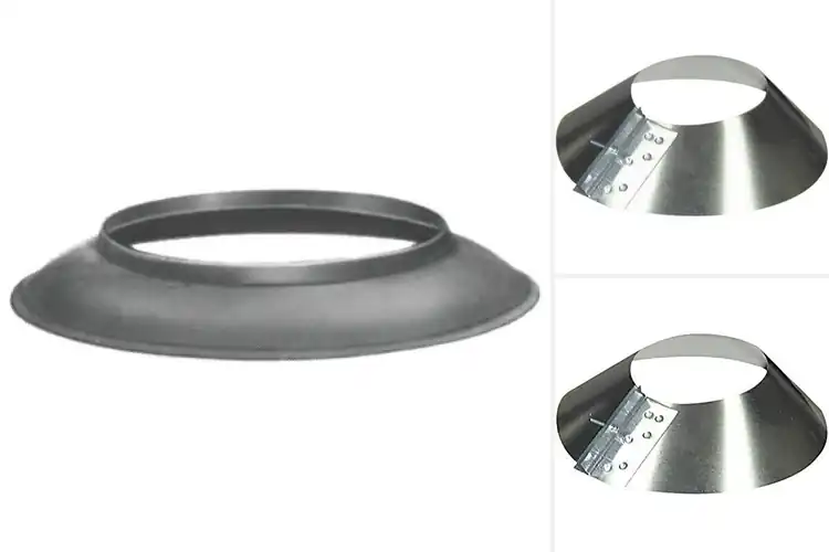 Detailed view of Best Galvanized Steel Storm Collars