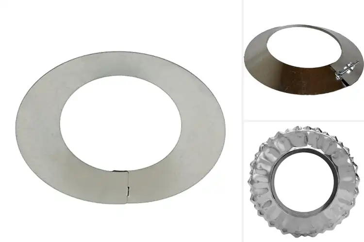 Detailed view of Best Galvanized Storm Collars