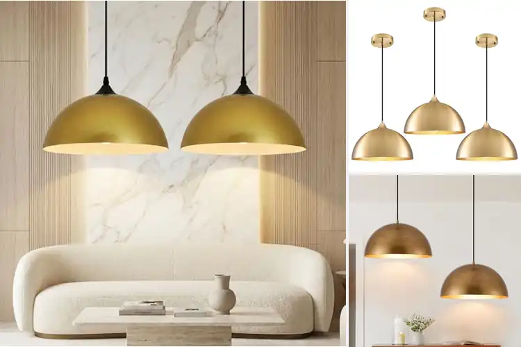 Detailed view of Best Gold Interior Pendant Lights