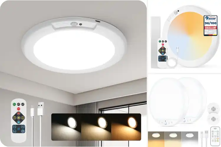 Detailed view of Best Magnetic Installation No Drilling Ceiling Light