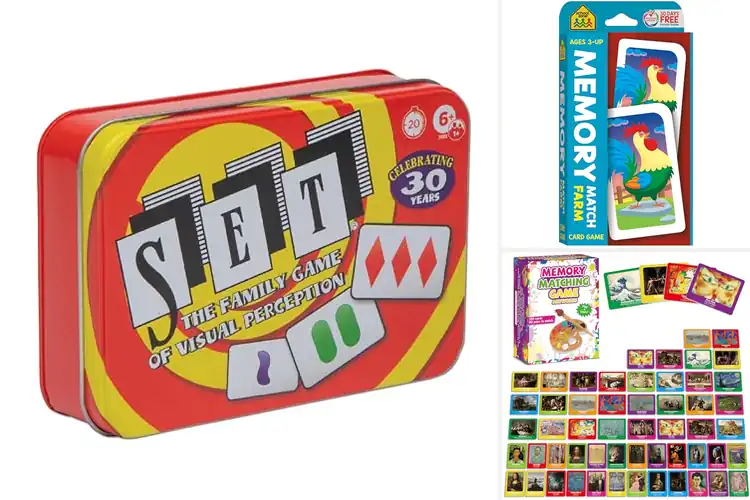 Detailed view of Best Memory Card Game Set: 10 Fun Picks for All Ages