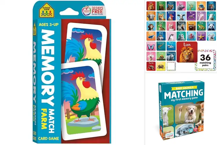 Detailed view of Best Memory Matching Cards For Kids