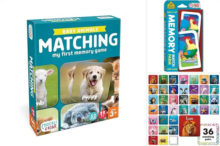 Detailed view of Best Memory Matching Games