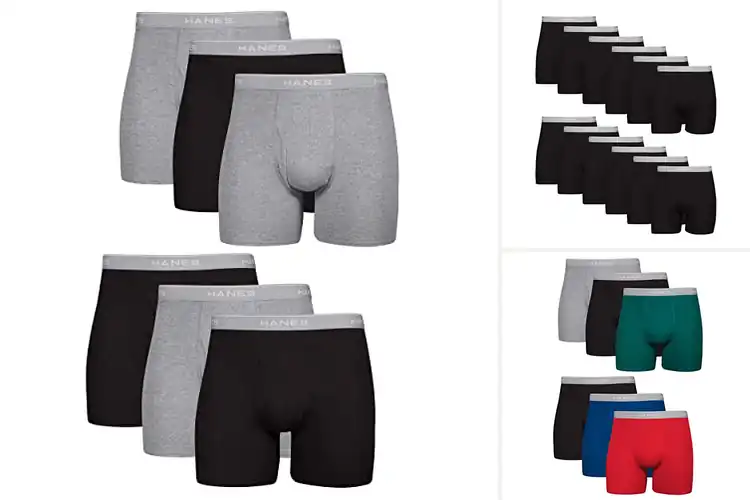 Detailed view of Best Men’s Cotton Boxer Briefs