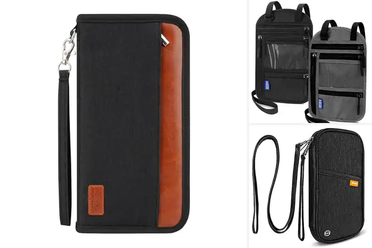 Detailed view of Best Multi Pocket Passport Holder: Travel Smarter