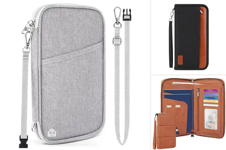 Detailed view of Best Multi Pocket Travel Organizer Wallet
