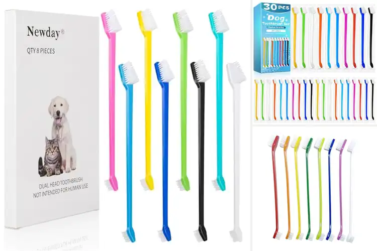 Detailed view of Best Pack Of Dog Toothbrushes For Multi Pet Homes