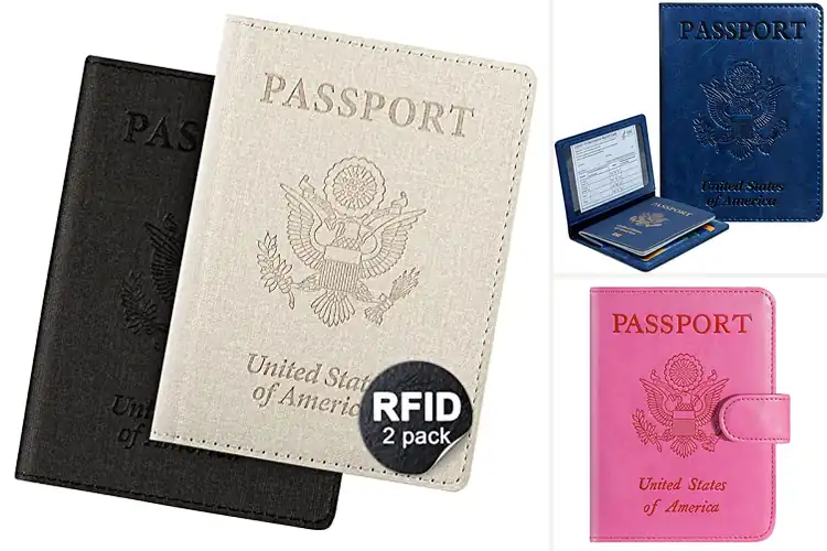 Detailed view of Best Passport Holder With RFID