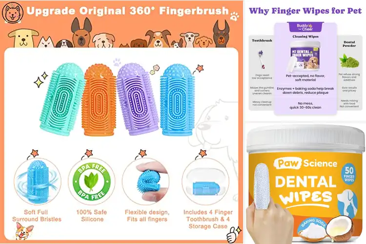 Detailed view of Best Pet Dental Care Finger Brushes