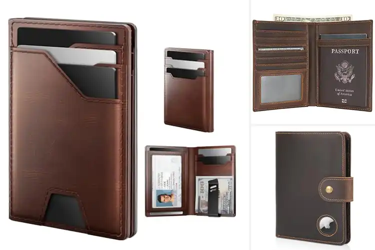 Detailed view of Best Premium Leather Travel Wallets