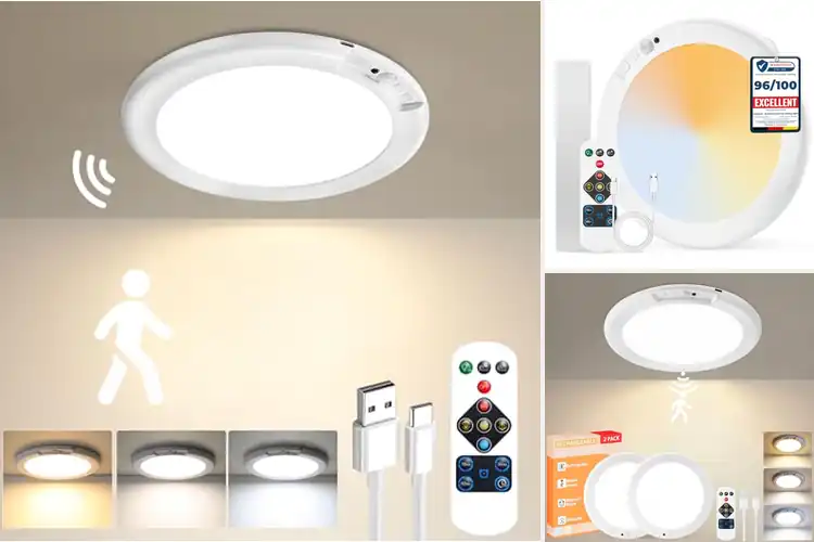 Detailed view of Best Remote Controlled Battery Powered Ceiling Light