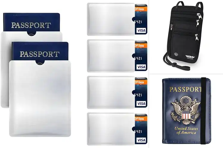 Detailed view of Best RFID Shielding Passport Wallet