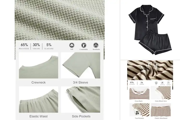 Detailed view of Best Short Sets: Elevate Your Comfort & Style with Top Picks