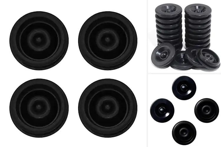 Detailed view of Best Trailer Dust Caps And Rubber Plugs