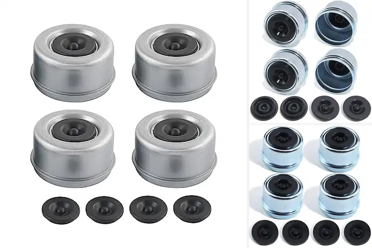 Detailed view of Best Trailer Dust Caps: Protect & Extend Your Axle Life