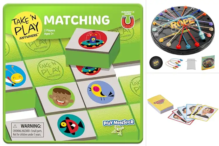Detailed view of Best Travel Memory Game Board